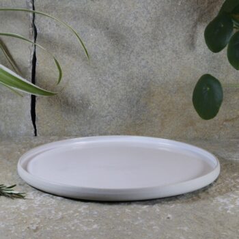 Natura – Assiette plate « Écume »