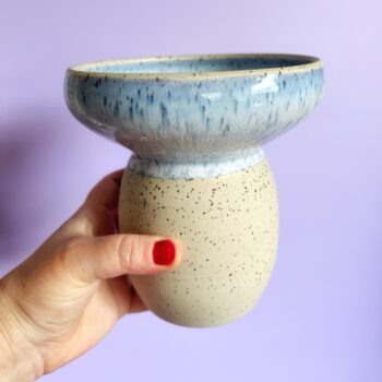 Vase Champi Granité Bleu polaire